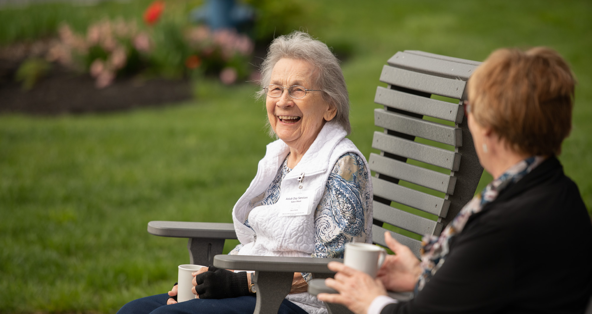 woman reading a magazine